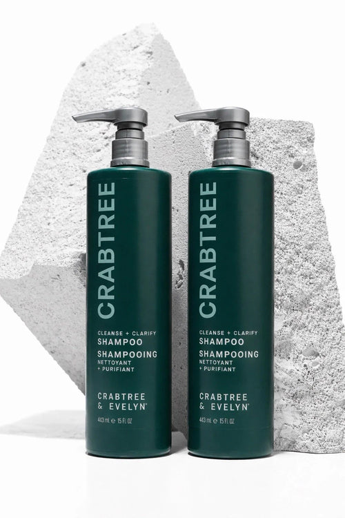 Crabtree & Evelyn Shampoo 2-Pack – Luxury Hair Care Shampoo Duo for Soft & Healthy-Looking Hair