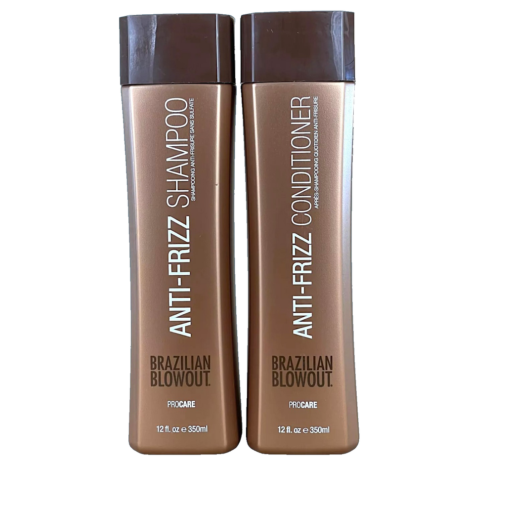 Blowout Procare Anti-Frizz Shampoo & Conditioner Duo – Smoothing Hair Care Set for Frizz Control & Shine