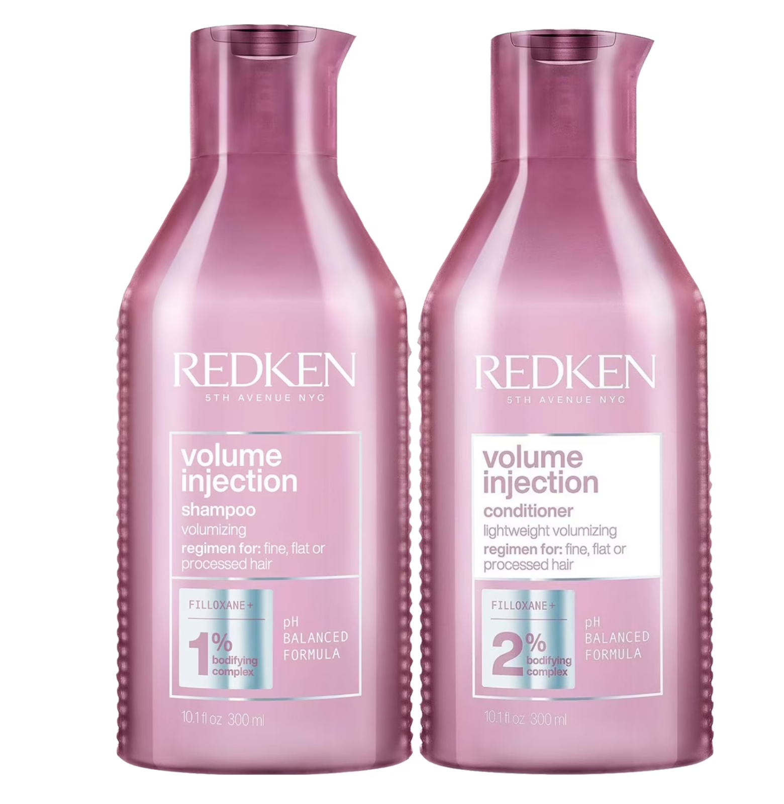 Volume Injection Shampoo & Conditioner Set for Fine Hair – Volumizing Hair Care Duo for Fuller Looking Hair